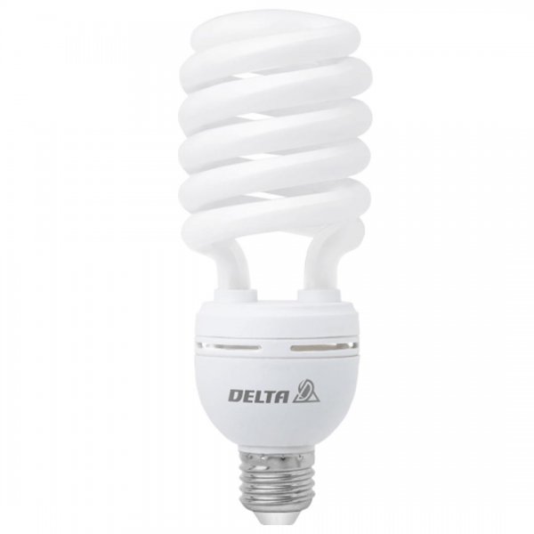 لامپ کم‌مصرف مهتابی 40 وات نیم‌پیچ دلتا پایه E27