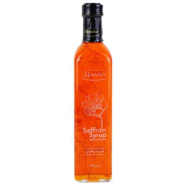 شربت زعفران مصطفوی مقدار 650 گرم
