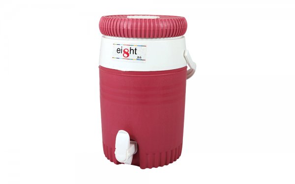 کلمن پلاستیکی ایت (Eight) رنگ کالباسی شیر خروجی