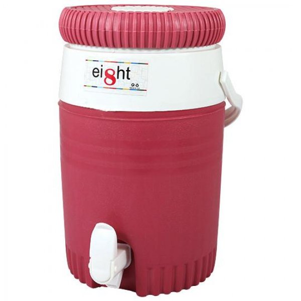 کلمن پلاستیکی ایت (Eight) رنگ کالباسی شیر خروجی