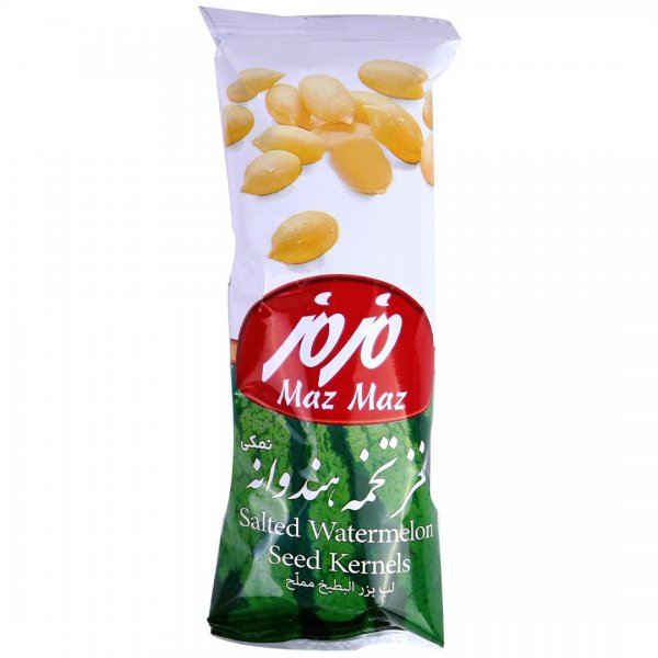 مغز تخمه هندوانه نمکی مزمز مقدار 35 گرم