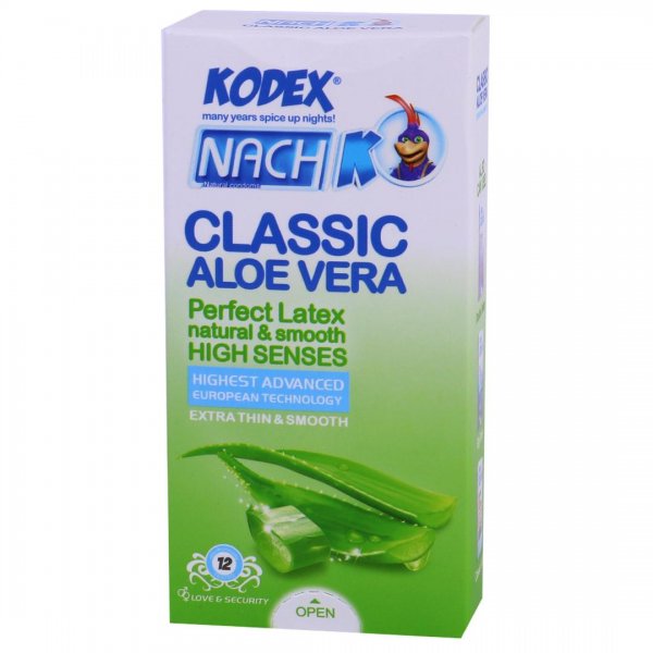کاندوم ناچ کدکس (NachKodex) مدل Classic Aloe Vera