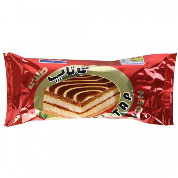 کیک تی‌تاپ طلایی سالمین مقدار 50 گرم