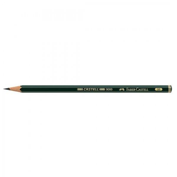مداد مشکی فابر کاستل (Faber Castell) مدل 9000 نوع 5B