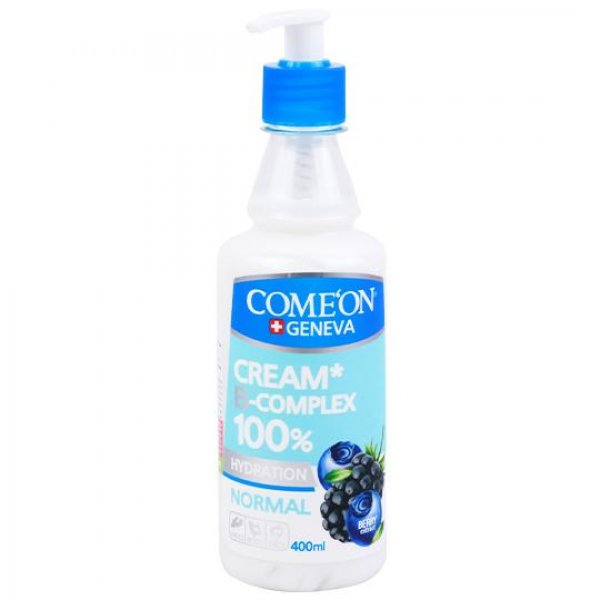 کرم مرطوب‌کننده کامان مدل B Complex مقدار 400 میلی‌لیتر