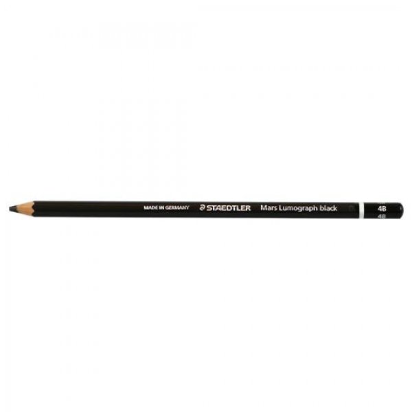 مداد مشکی طراحی استدلر (Staedtler) مدل Mars Lumograph نوع 4B